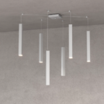 Square Tube Lampada a Sospensione di Top Light 1173/S6 in diverse colorazioni