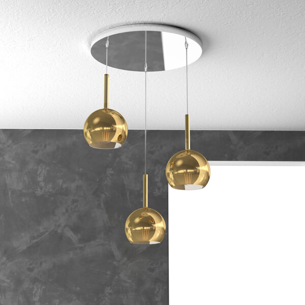 Future Sospensione di Top Light 1155/S3 PICCOLO base tonda in diverse colorazioni