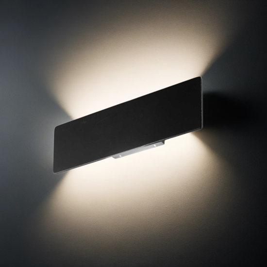 Zig Zag applique di Ideal Lux d.29 LED 12,5W 3000K Nero