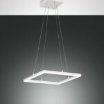 BARD di Fabas Luce 3394-40-102 Sospensione LED 39W 3000K quadrata Bianco
