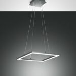 BARD di Fabas Luce 3394-40-282 Sospensione LED 39W 3000K quadrata Antracite