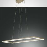 BARD di FABAS 3394-45-225 SOSPENSIONE Oro Opaco LED 52W 3000K