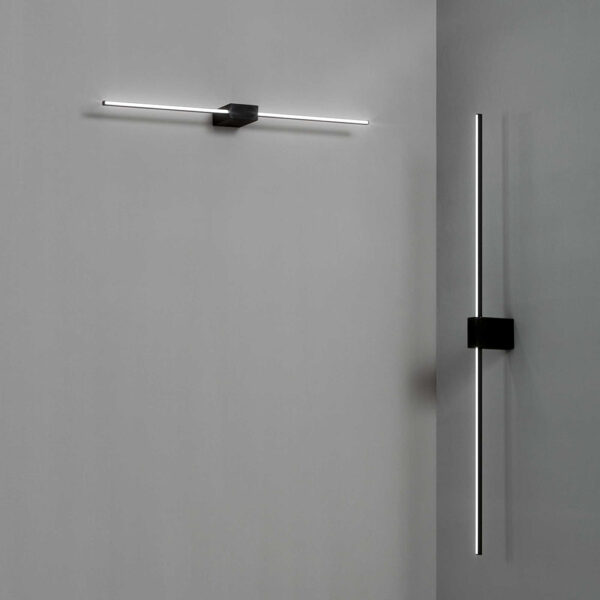 Theo Lampada da parete di Ideal Lux l.115 20,5W 3000K in due colorazioni