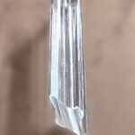 Quadriedro in cristallo a puntale per lampadario h.14,5