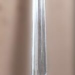 Quadriedro in cristallo a puntale per lampadario h.29