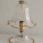 Bach Lume di La Murrina decoro cristallo bordo ambra 1 luce E14