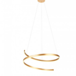 01-4017 SCROLL Sospensione di Redo Group LED CCT in metallo bronzo opaco