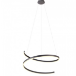 01-4018 SCROLL Sospensione di Redo Group LED CCT in metallo nero opaco