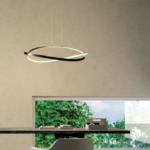 01-3617 IMPULS Sospensione di Redo Group in metallo nero opaco