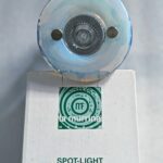 Faretto da incasso in vetro di murano LA MURRINA rotondo  decoro anice GU.10