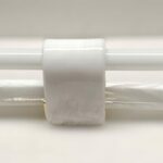 Excalibur applique in vetro di Murano di La Murrina bianco pennellato