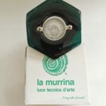 Faretto da incasso in vetro di murano LA MURRINA esagono verde GU10