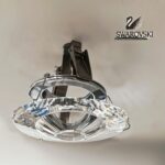 Atlas crystal faretto da incasso in cristallo Swarovski montatura cromo