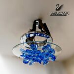 Ice Breeze faretto da incasso in cristallo Swarovski decoro blu