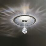 Ball faretto da incasso di Swarovski montatura titanio argento