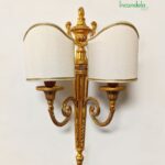 445 Applique classico di Ilar in otttone decoro oro francese