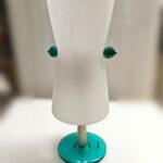 Lume di AV Mazzega in vetro di murano decoro verdere acqua vetro acidato satinato