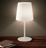 Mimosa lampada da tavolo in vetro soffiato in due finiture