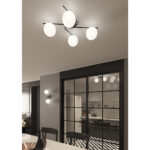 1201/4 SA/NE HOLLY Plafoniera di di Top Light in due finiture - immagine 4