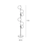 BOOMERANG 1200/T6-SA piantana di Top Light - immagine 2