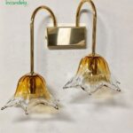 739 Applique La Murrina in oro lucido 2x E14