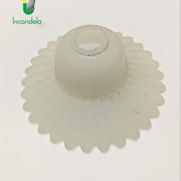 408 Vetro di falb decoro Scavo Antico H 8cm ø 20cm  E14