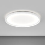 PLANA Plafoniera moderna biemissione luce LED CCT SWITCH metallo acrilico in 3 dimensioni e 3 colori - immagine 28