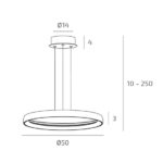 Plana Sospensione di Top Light in tre colori - immagine 6