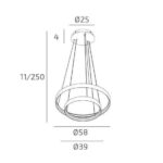 MALIKA 1216 S2  di Top Light CCT SWITCH in due colorazioni - immagine 4