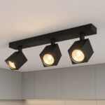 KIBO BINARIO DI TOP LIGHT CON FARETTI MODERNA 3 LUCI ORIENTABILI GU10