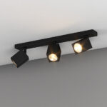 KIBO BINARIO DI TOP LIGHT CON FARETTI MODERNA 3 LUCI ORIENTABILI GU10 - immagine 4