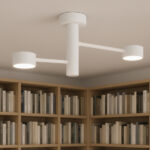 OCTOPUS PLAFONIERA DI TOP LIGHT  2 LUCI MODERNA ORIENTABILE IN 3 FINITURE - immagine 9