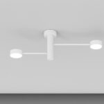 OCTOPUS PLAFONIERA DI TOP LIGHT  2 LUCI MODERNA ORIENTABILE IN 3 FINITURE - immagine 10