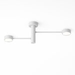 OCTOPUS PLAFONIERA DI TOP LIGHT  2 LUCI MODERNA ORIENTABILE IN 3 FINITURE - immagine 11