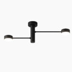 OCTOPUS PLAFONIERA DI TOP LIGHT  2 LUCI MODERNA ORIENTABILE IN 3 FINITURE - immagine 8