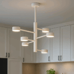 OCTOPUS PLAFONIERA DI TOP LIGHT  6 LUCI MODERNA ORIENTABILE IN 3 FINITURE