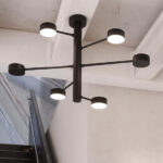 OCTOPUS PLAFONIERA DI TOP LIGHT  6 LUCI MODERNA ORIENTABILE IN 3 FINITURE - immagine 2