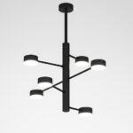 OCTOPUS PLAFONIERA DI TOP LIGHT  6 LUCI MODERNA ORIENTABILE IN 3 FINITURE - immagine 4