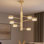 OCTOPUS PLAFONIERA DI TOP LIGHT  6 LUCI MODERNA ORIENTABILE IN 3 FINITURE - immagine 8