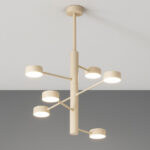 OCTOPUS PLAFONIERA DI TOP LIGHT  6 LUCI MODERNA ORIENTABILE IN 3 FINITURE - immagine 9