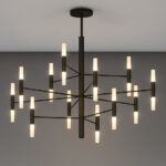 Space Lampadario di top Light design moderno in due finiture 24 x  G9 - immagine 8