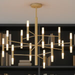 Space Lampadario di top Light design moderno in due finiture 24 x  G9 - immagine 4