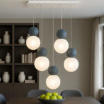 COTTAGE 1228 S5R SOSPENSIONE DI TOP LIGHT SU BASE RETTANGOLARE 4 FINITURE DIFFERENTI - immagine 7