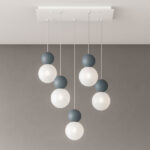 COTTAGE 1228 S5R SOSPENSIONE DI TOP LIGHT SU BASE RETTANGOLARE 4 FINITURE DIFFERENTI - immagine 6