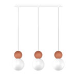 COTTAGE 1228 S3R SOSPENSIONE DI TOP LIGHT 3 LUCI SU BASE RETTANGOLARE 4 FINITURE DIFFERENTI - immagine 9