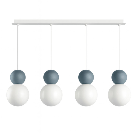 COTTAGE 1228 S4R SOSPENSIONE DI TOP LIGHT 8 LUCI SU BASE RETTANGOLARE 4 FINITURE DIFFERENTI - immagine 2