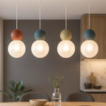 COTTAGE 1228 S4R SOSPENSIONE DI TOP LIGHT 8 LUCI SU BASE RETTANGOLARE 4 FINITURE DIFFERENTI - immagine 9