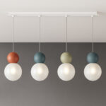 COTTAGE 1228 S4R SOSPENSIONE DI TOP LIGHT 8 LUCI SU BASE RETTANGOLARE 4 FINITURE DIFFERENTI - immagine 8