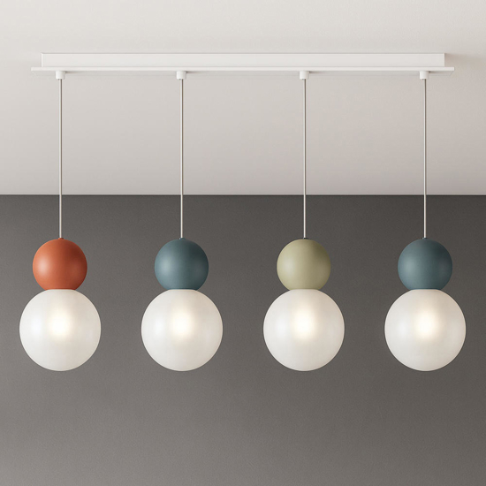 COTTAGE 1228 S4R SOSPENSIONE DI TOP LIGHT 8 LUCI SU BASE RETTANGOLARE 4 FINITURE DIFFERENTI - immagine 8