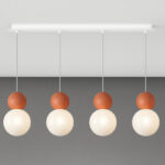 COTTAGE 1228 S4R SOSPENSIONE DI TOP LIGHT 8 LUCI SU BASE RETTANGOLARE 4 FINITURE DIFFERENTI - immagine 5